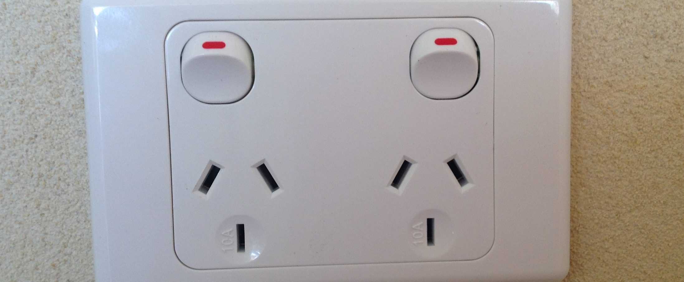 power points installed by an electrician